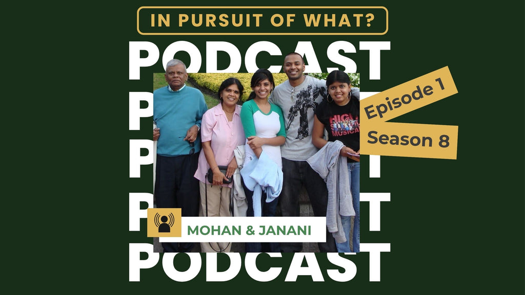 Family photo from Mohan and Janani's Podcast